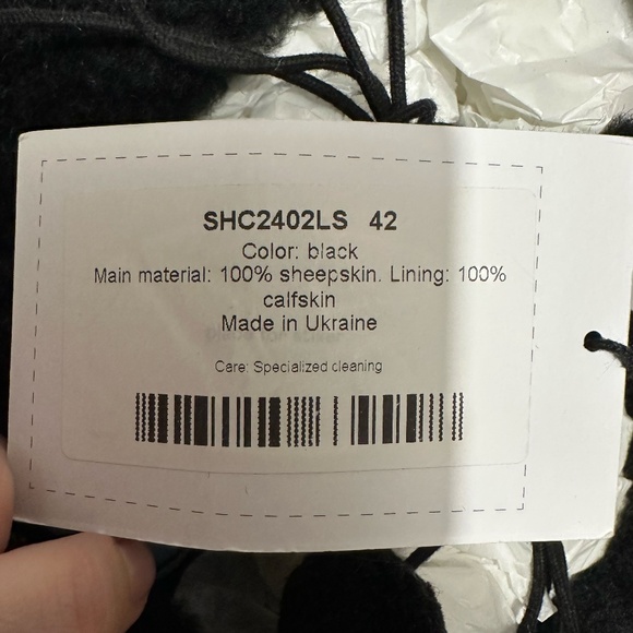 NWT Sleeper Lulu Shearling Slippers with Dust Bag - size 42 - Picture 6 of 7